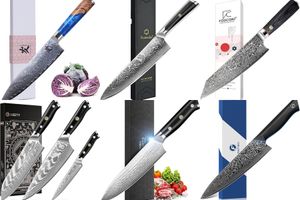 damascus steel japanese knives