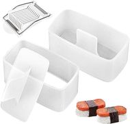 Hawaiian Musubi Maker Kit: 2 Non-Stick Molds, Slicer & Rice Paddle
