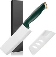 DESIAR 6.5" Ceramic Kitchen Knife Set with Sheath (Green)
