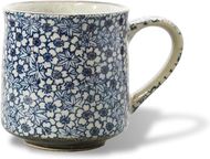 Japanese Mino Ware Floral Mug:  Comfort Grip, Gift Boxed
