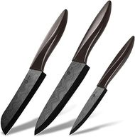 3-Piece Ceramic Knife Set: 6", 5", & 4" blades.  Perfect gift for any occasion.
