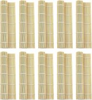 Bamboo Sushi Rolling Mat (10-Pack, 9.5")
