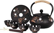 Cast Iron Tetsubin Tea Set with Infuser (Magpie & Plum)
