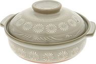 Kotobuki Donabe Japanese Hot Pot, Large, Gray