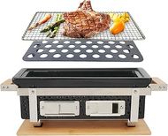 Miniature Japanese Hibachi Grill:  Handmade ceramic BBQ for indoor/outdoor use.
