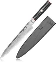 Cangshan YARI X-7 8" Damascus Sashimi Knife with Sheath
