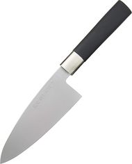 Kai Wasabi Deba: 6" Japanese Fish & Poultry Knife. Handcrafted stainless steel blade with comfortable handle.
