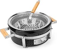 Onlyfire 14" Portable Ceramic Charcoal Grill: Perfect for camping, picnics, and backyard BBQs.
