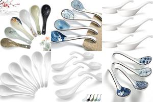 10 Exquisite Japanese Ceramic Soup Spoons