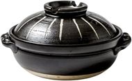 Japanese Donabe Ceramic Hot Pot: A versatile clay pot for soups, stews, and shabu-shabu.
