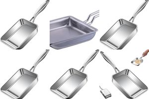 stainless steel tamagoyaki pan