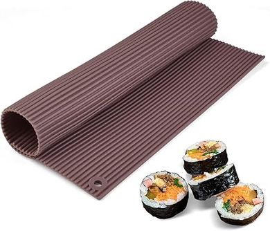 Carrotez Silicone Kimbap Roller: Easy, Non-Stick Sushi Making Mat (Dishwasher Safe)
