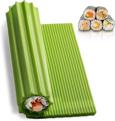 Premium Silicone Sushi Rolling Mat Kit: Easy Sushi Making for Kids & Beginners
