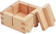 Japanese Hinoki Wood Sushi Press (4.1x4.1")
