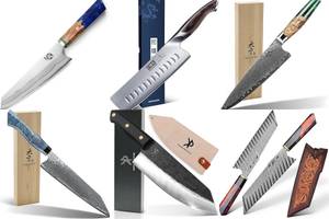 9 Exquisite Handmade Japanese Knives