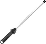 Precision Ceramic Sharpening Steel with Angle Guides: 17.5"/12" Rods, 3000 Grit
