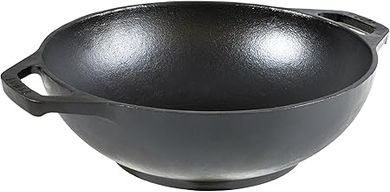 Lodge 9-inch Mini Cast Iron Wok
