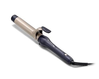 Bio Ionic GoldPro 1" or 1.25” Curling Iron, Blue, Moisturizing Heat & 24K Gold MX, New & Improved 15% Longer Barrel Ceramic Curling Iron, Adjustable Heat, Versatile Curling Wand for Long-Lasting Curls