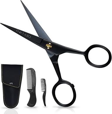 Ontaki 5" Professional Beard & Mustache Scissors Grooming Kit
