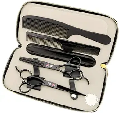 Professional Left-Handed Hair Cutting & Thinning Shears (JP440C Steel)
