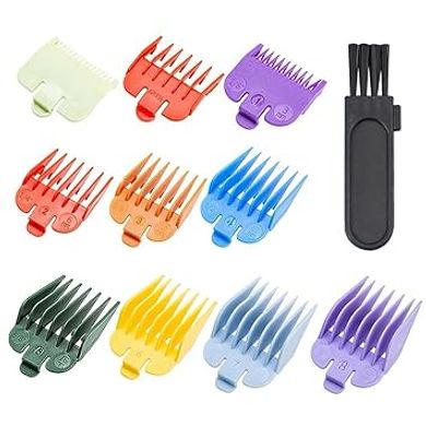 Wahl Clipper Guards: 10-pack, 1/16" - 1" cutting guides
