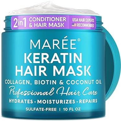 MAREE Keratin Hair Mask: Deep Repair & Growth
