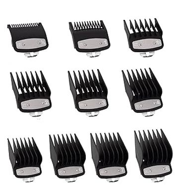 Wahl Clipper Guards: 10-Pack, 1/16" - 1" Cutting Guides
