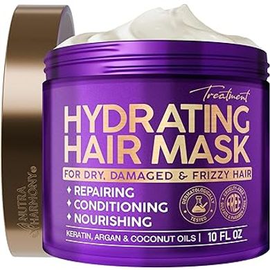 Hydrating Keratin Hair Mask with Argan & Coconut Oils
