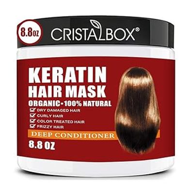 Keratin Hair Mask: Deep Repair & Hydration for Damaged Hair
