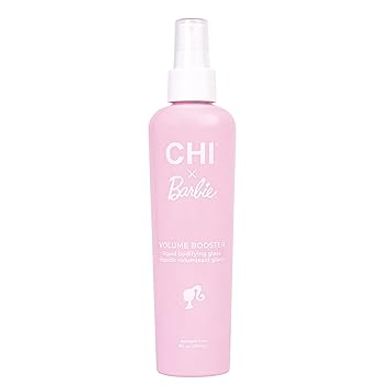 CHI x Barbie Volume Booster Liquid Bodifying Glaze, Boosts Hair Volume, Body, & Shine, Flexible Hold, Sulfate, Paraben & Gluten-Free, 8 Oz