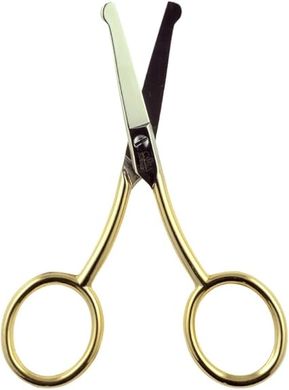 Solingen Stainless Steel Safety Tip Scissors: Hypoallergenic, Gold-Plated
