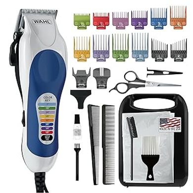 Wahl Color Pro Haircutting Kit: Corded Clipper for All
