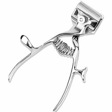 PIAOPIAONIU Manual Hair Clipper: Quiet, Handheld, Classic Design
