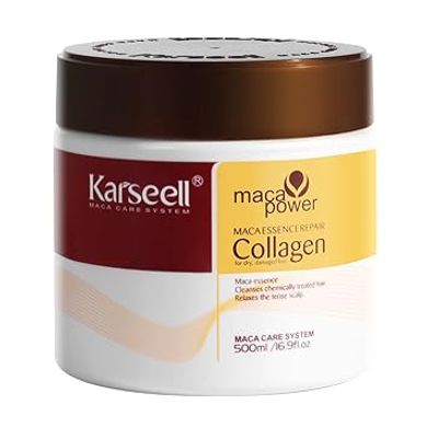 Karseell Collagen Hair Mask: Deep Repair with Argan Oil (500ml)
