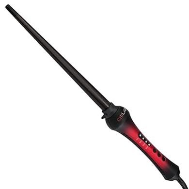 CHI Lava Tapered Hairstyling Wand, Versatile Hair Curler Wand for Flawless Curls, Lower Temperature, for Medium to Long Hair Lengths, 3/8”– 3/4” Barrel