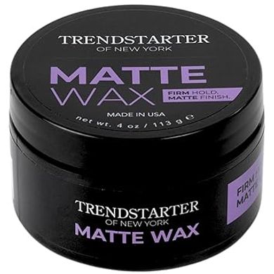 Trendstarter Matte Wax: Firm Hold, All-Day Style
