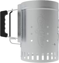 Char-Griller Quick Release Chimney Starter: Light BBQ Coals Fast 
