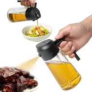 Premium 16oz Glass Olive Oil Sprayer & Dispenser for Kitchen Cooking
