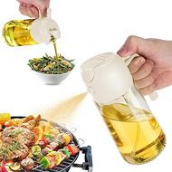 TrendPlain 2-in-1 Olive Oil Dispenser & Sprayer (16oz/470ml, BPA-free)
