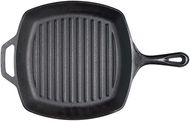 Lodge 10.5-inch Pre-Seasoned Cast Iron Square Grill Pan
