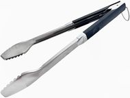 Heavy-Duty 18" Stainless Steel BBQ Tongs with Heat-Resistant Handles
