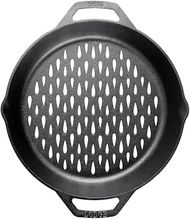 Lodge 12-Inch Cast Iron Grill Basket
