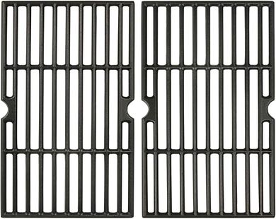 SafBbcue Cast Iron Grill Grates for Char-Griller & Chargriller Grills (2-Pack) 
