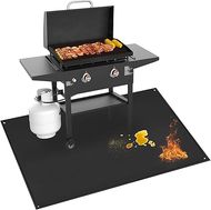 Blackstone 28"/36" Griddle Under-Grill Mat: Fireproof, Easy-Clean Deck/Patio Protector (70x48")
