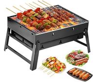 ##  Portable Charcoal Grill: Compact & Foldable for Travel 
