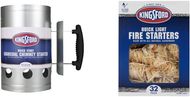 Kingsford Heavy-Duty Charcoal Chimney Starter with Quick-Light Fire Starters (32 rolls)
