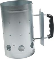 Stainless Steel Charcoal Chimney Starter: Easy Carry BBQ/Camping Grill Bucket
