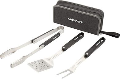 Cuisinart 4-Piece Folding Grill Tool Set
