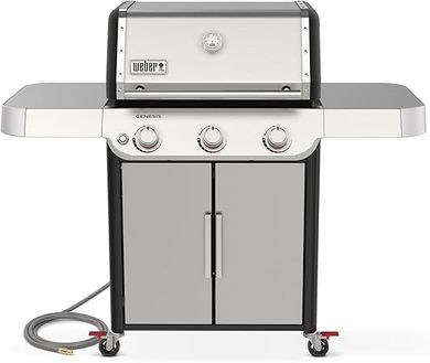 Weber Genesis S-315 Natural Gas Grill, Stainless Steel 
