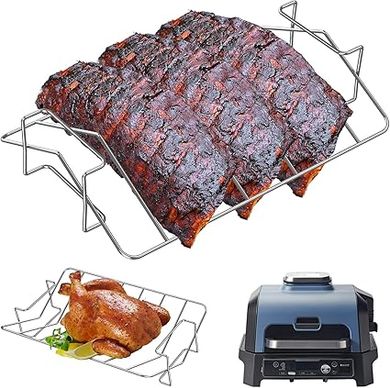 Ninja Woodfire Grill & Smoker Stainless Steel Rib Racks
